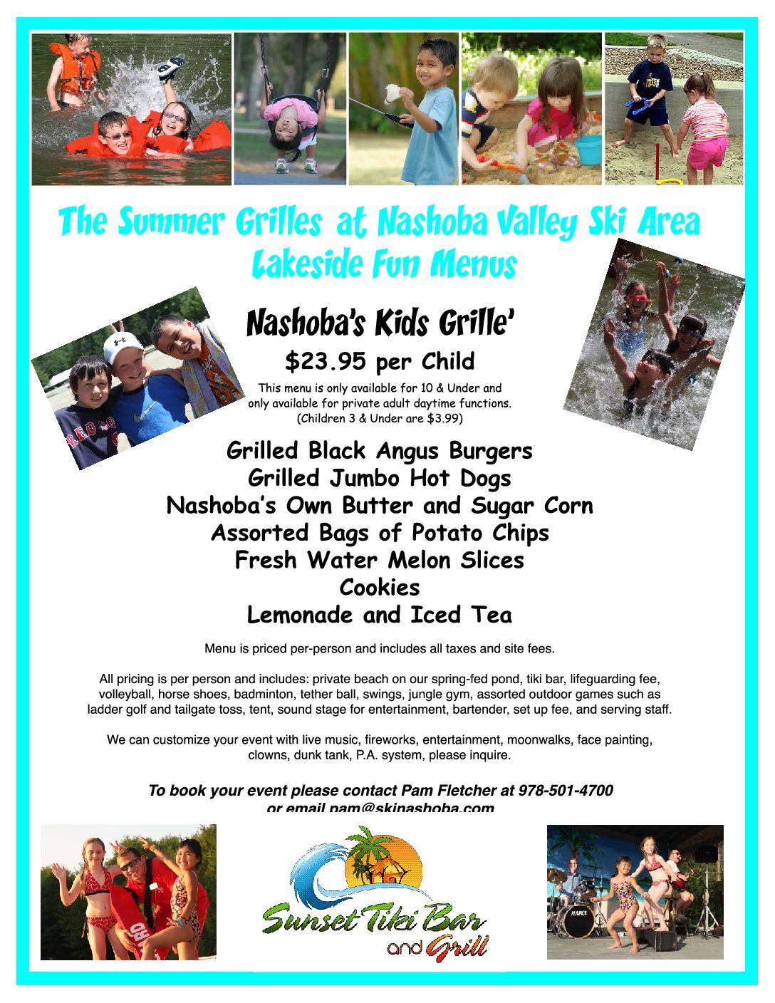 2017WaterfrontKidsMenupdf Sunset Tiki Bar and Grill